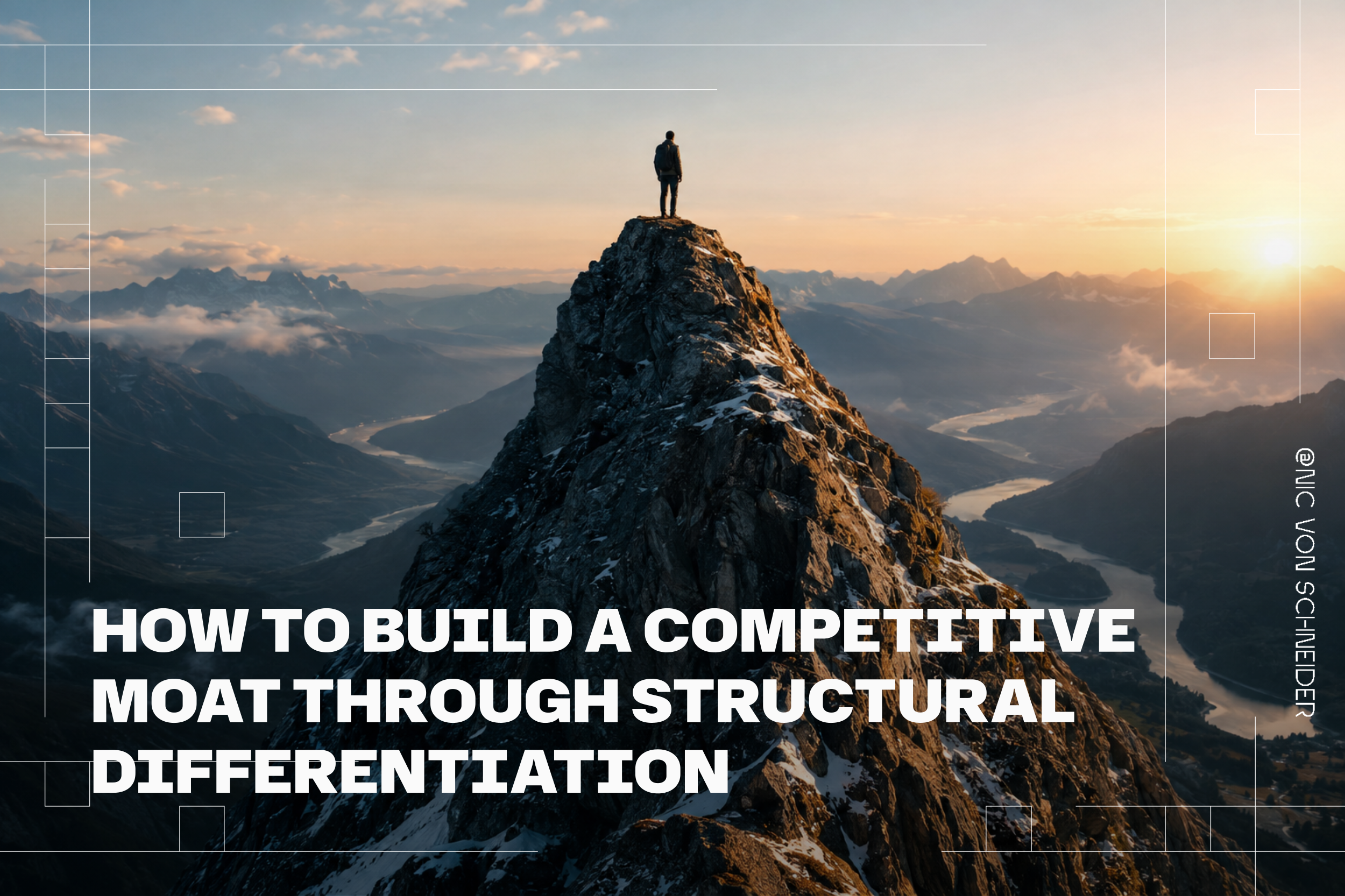 How To Build A Competitive Moat Through Structural Differentiation